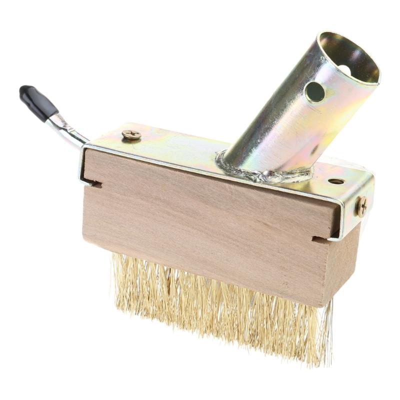 Durability Stainless Steel Weeding Brush Flexible Length Crack Weeder for Various Heights, Easy Head Replacement