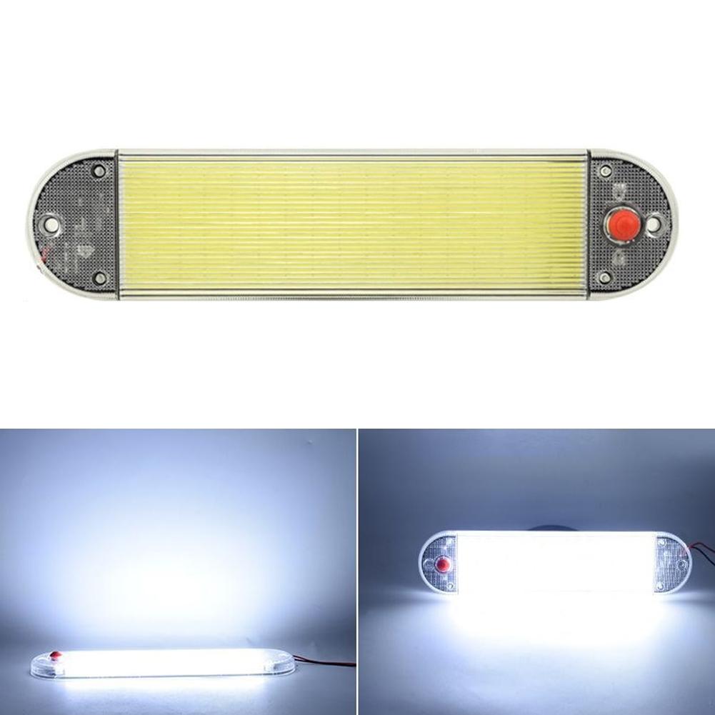 108/54SMD LED COB Panel Dome Lamp Auto Car Compartment Interior Reading Plate Roof Ceiling Interior Light