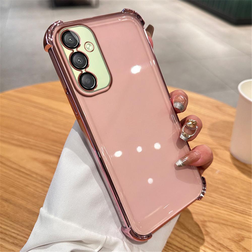 Transparent Shockproof Magnetic Stand Case For Samsung A55 A35 A25 A15 A05 A05S A14 A24 A34 A54 A04 Soft Silicone Phone Cover