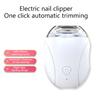 Portable Baby Nail Trimmer Electric With Lamp Fingernail Cutter Polishing Nail Clippers Nail Filer With 3 Adjustable Speeds