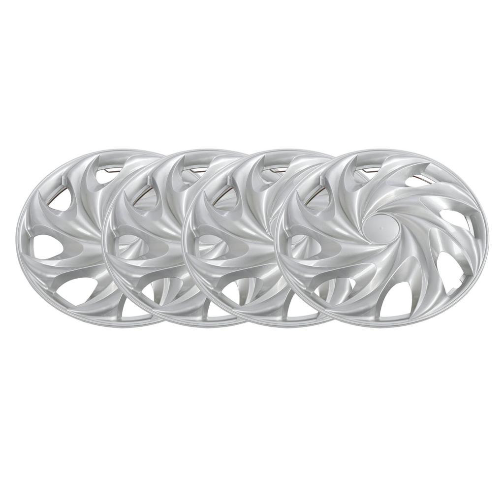 4 Pcs 13 Inch Wheel Hubcap Covers Silver Wheels Rim Cover Hub Caps for Cars Trucks Vans