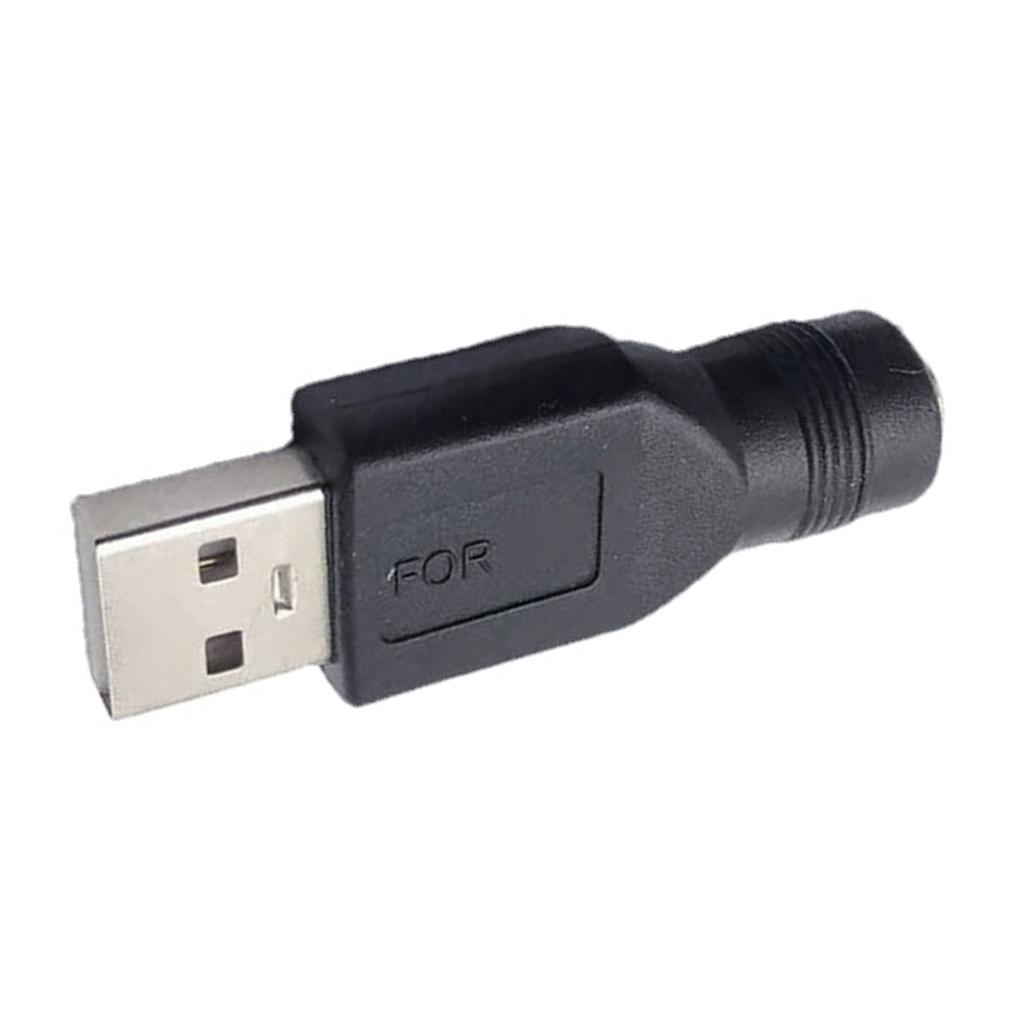 Адаптер питания USB - DC5521, разъем-конвертер для зарядки с разъемом «папа-мама» на «мама» для ноутбуков, блок питания для ноутбуков
