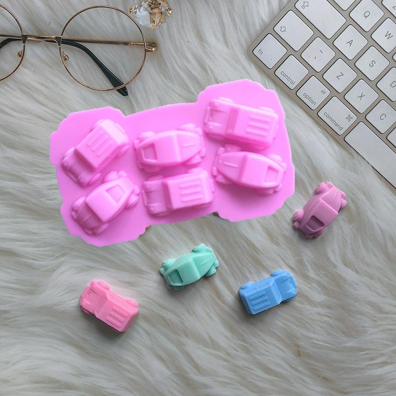 Автомобиль Шоколад Силиконовая форма Спорт Автогонки Поднос для льда для украшения торта Кекс Топпер мелок воск тает конфеты кухонный инструмент