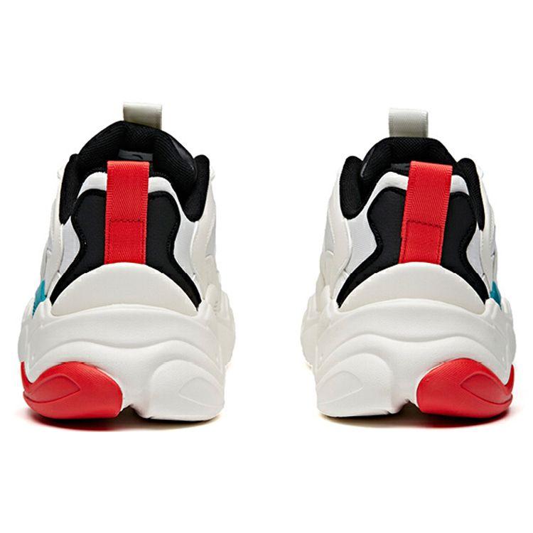 Anta Full Score Non-Slip Wear-Resistant Low-Top Dad Shoes Men Sneaker White Blue 112018882-1