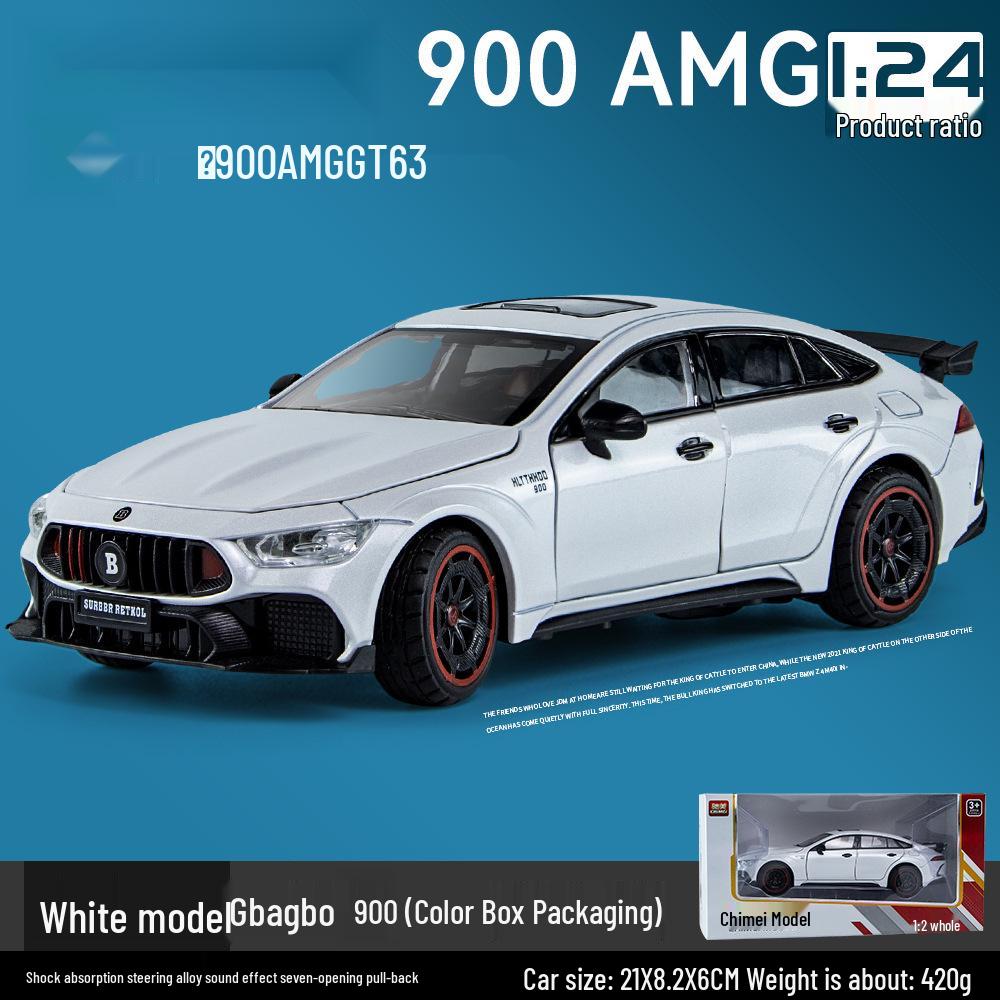 Чи Мэй 1:24 Brabus 900 AMG GT63 Литая модель спортивного автомобиля Игрушка