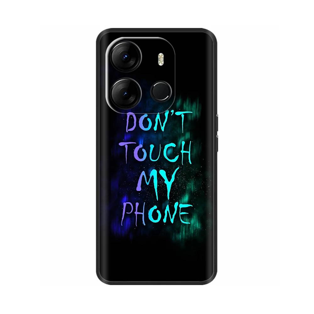 Для чехла Spark Go 2023 Мягкий черный силиконовый бампер-крышка Для Tecno Spark Go 2023 BF7n Чехол Capa Защитный чехол для мобильного телефона Etui