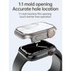 Корпус из закаленного стекла + чехол для часов ПК для Apple Watch 8 7 45 мм 41 мм 44 мм 40 мм Обновление до Apple Watch Ultra 49 мм Защитный бампер-экран