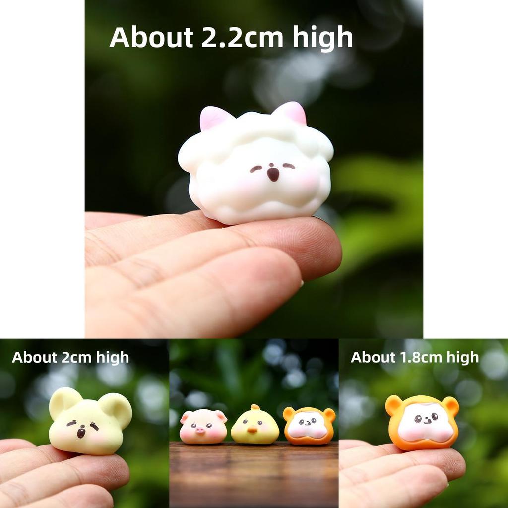 Zodiac Chinese Resin Animal Collectible Figures Desktop Decor Display Gift