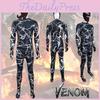Костюм Венома для детей из полиэстера для ролевых игр и Хэллоуина