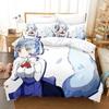 Новый комплект постельного белья Anime Girls The Demon Girl Next Door Single Twin Full Queen King Size Bed Set Adult Kid Bedroom Duvetcover Sets