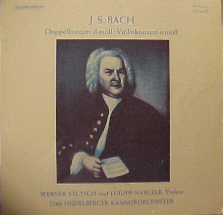 LP Record J. S. BACH WERNER KELTSCH UND PHI Doppelkonzert Dmoll Violinkonzer SM007032 Sastruphon Germany Classical Used