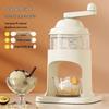 Manual Hand-Crank Ice Shaver: Compact, Unplugged Smoothie & Snow Cone Maker