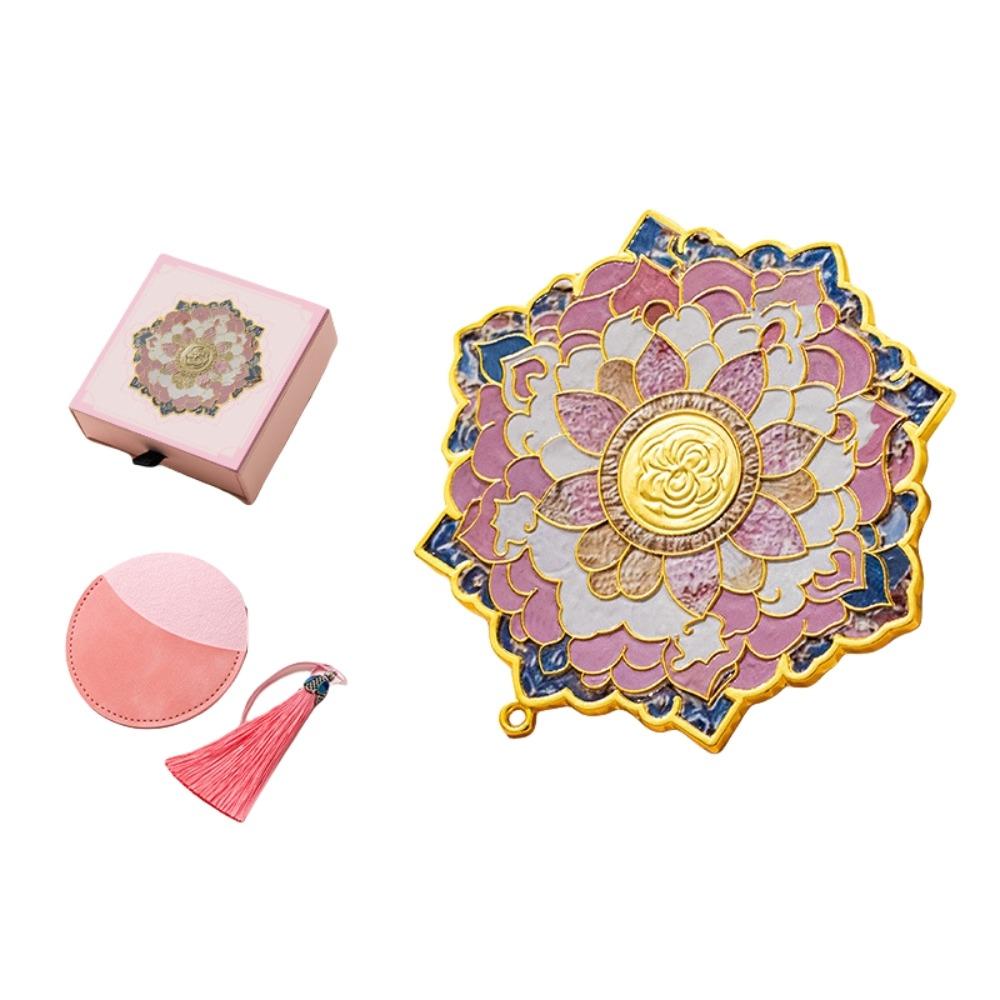 Медное 3D Зеркало для макияжа в виде цветка Изысканное винтажное зеркало Зеркало в китайском стиле Дуньхуан Унисекс