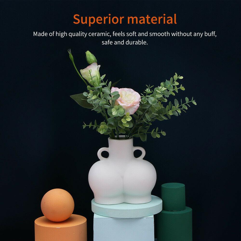 Женская ваза с обнаженным дном, женское обнаженное тело, цветочный горшок, керамический декор