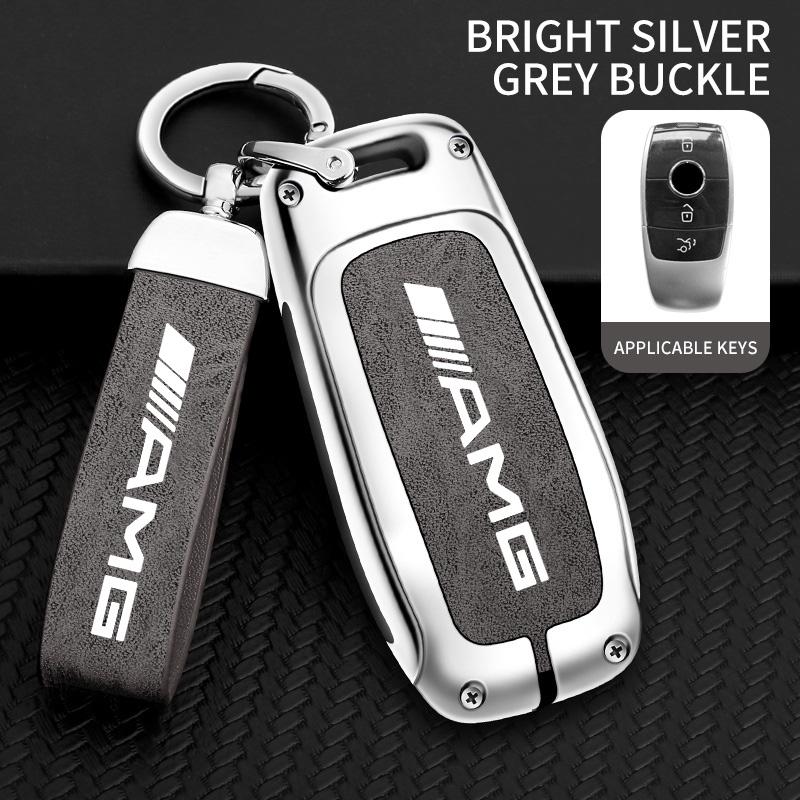 TXF4 Zinc Alloy Car Key Case Cover Protector Shell Fob Holder For Mercedes Benz AMG W177 W176 X166 X167 C257 C218 X253 C118 C117 H247