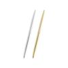 Office Supplies Stationery Stainless Still Metal Ball Pen Slender Ballpoint Pen Rod Rotating