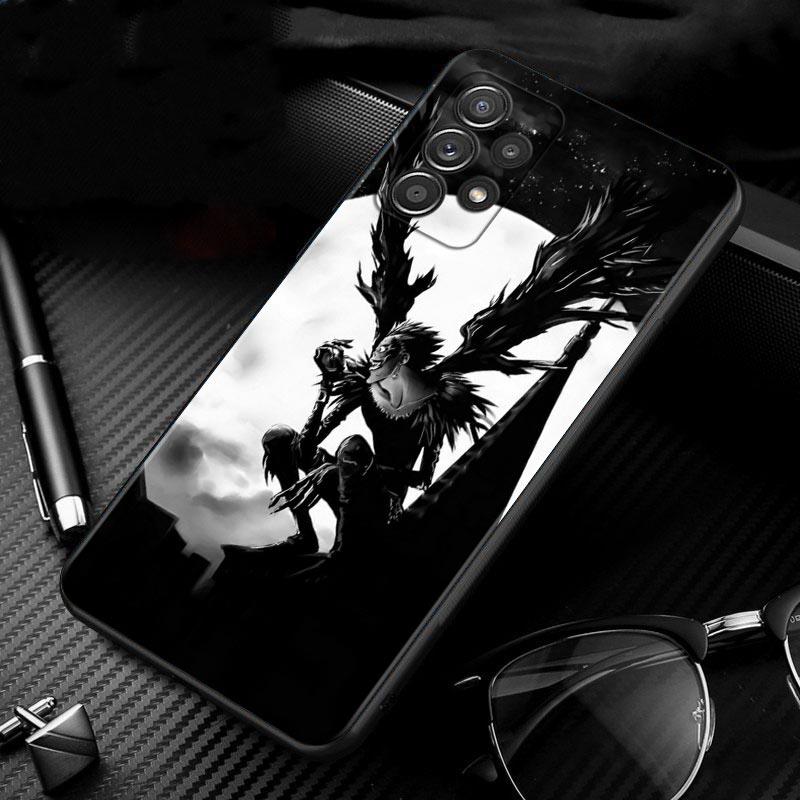 Чехол для Samsung GALAXY A51 A71 A41 A31 A13 A11 A01 A72 A52 A32 A22 A52s A21s A02s A03 A12 Аниме Death Note Рюк Ягами Лайт