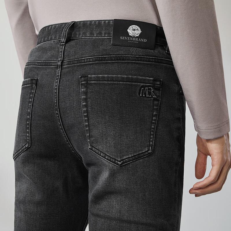 Мужские джинсы прямого кроя стрейч Septwolves