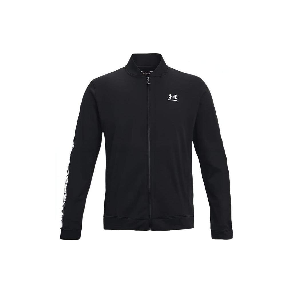 Under Armour Tricot Casual Training Jacket Men Jacket Black 1366208-001
