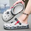 Thick-Soled Hole Shoes Men'S Trendy Personality Outer Wear Bag Head Slippers Men'S Dual-Purpose Non-Slip Beach Sandals