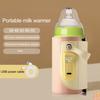 Чехол для подогрева бутылочек Портативный подогреватель детских бутылочек Быстрый нагрев USB Type C Интеллектуальный контроль температуры Подогреватель бутылочек