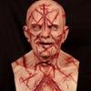 Хэллоуин Ужас Головной убор Страшная Кровавая Маска Убийцы Латексный Материал Злой Костюм для Ролевых Игр Хитрая Розыгрышная Игрушка Маскарадный Реквизит