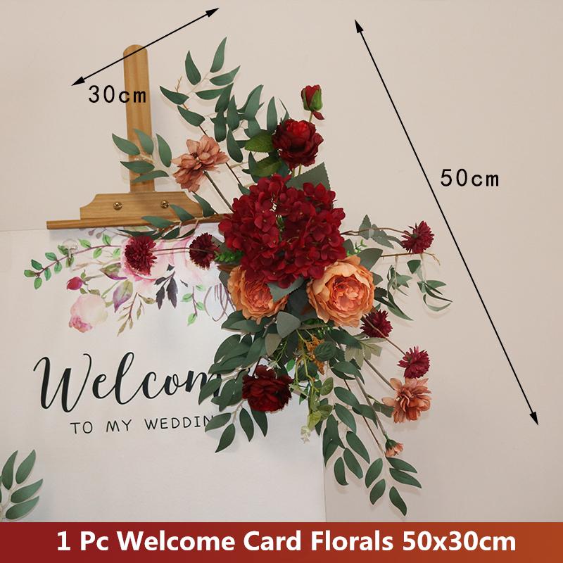 Креативный знак, угловой цветочный декор, свадебный цветочный реквизит, приветственная открытка, цветочная гирлянда, букет цветов