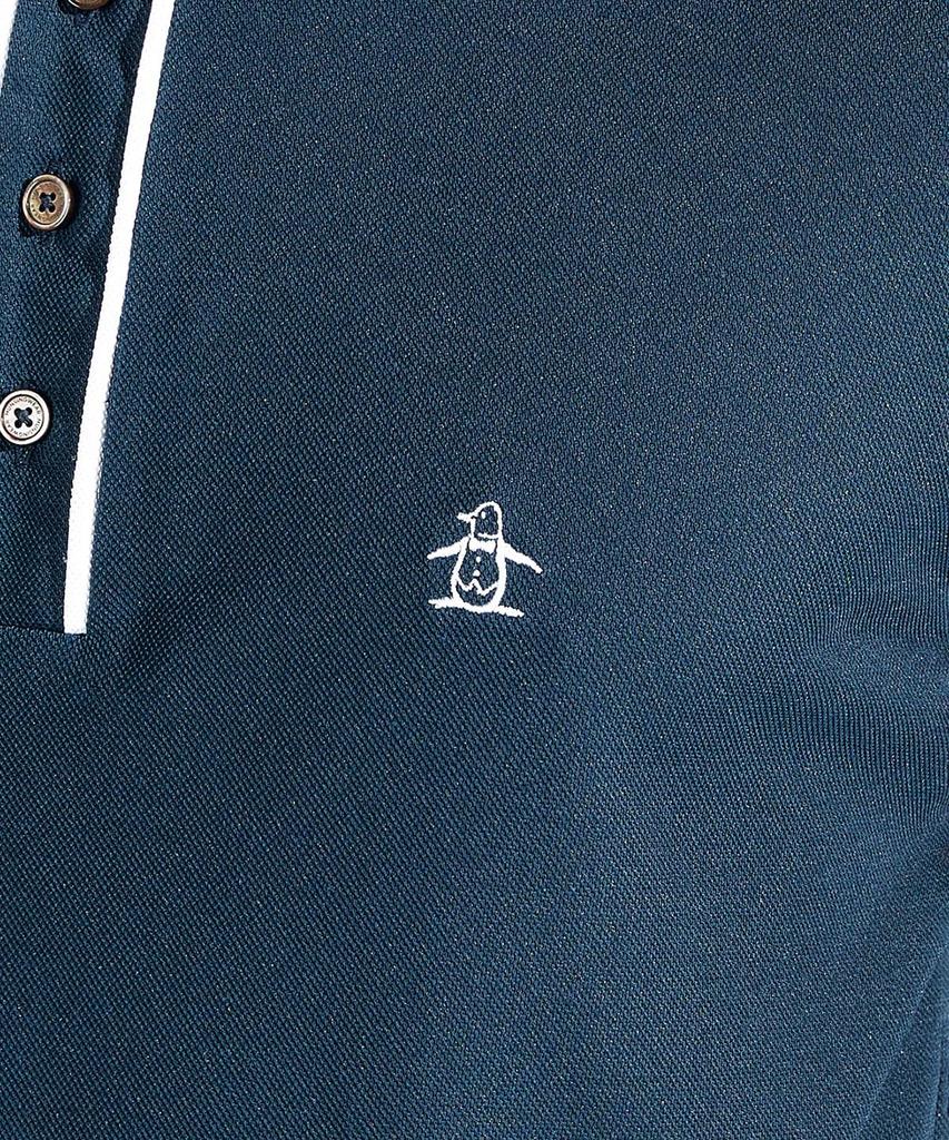 Munsingwear Standard Short Sleeve Polo Made in Golf NV00 Men's Shirt, Japan, Sunscreen, Moisture-Wicking, Quick-Drying, MG5SHS06M, Navy,