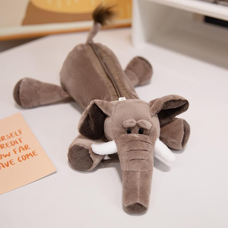 Cute Capybara Plush Pencil Case - High-Value Stationery Storage Bag for Students and Office Use