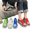 Women Casual Rhinestone Shoes Handmade Diamond Inlaid Fashion Board Shoes Trend Versatile Thick Soled Party Sports Shoes