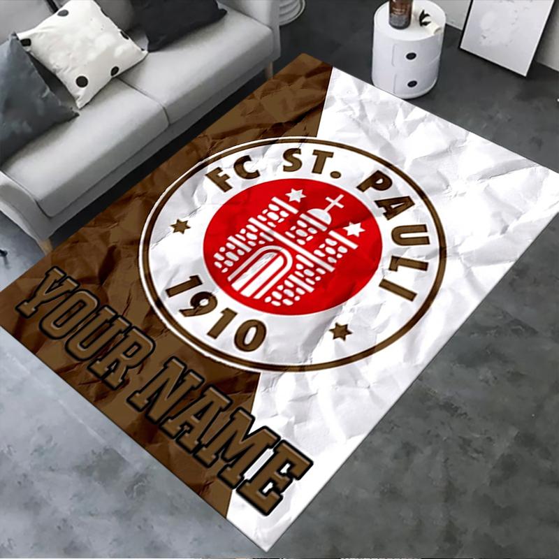 Custom Name St.Pauli Carpet Rug for Living Room Bedroom Home Sofa Decoration,Kids play Non-slip Floor Mat