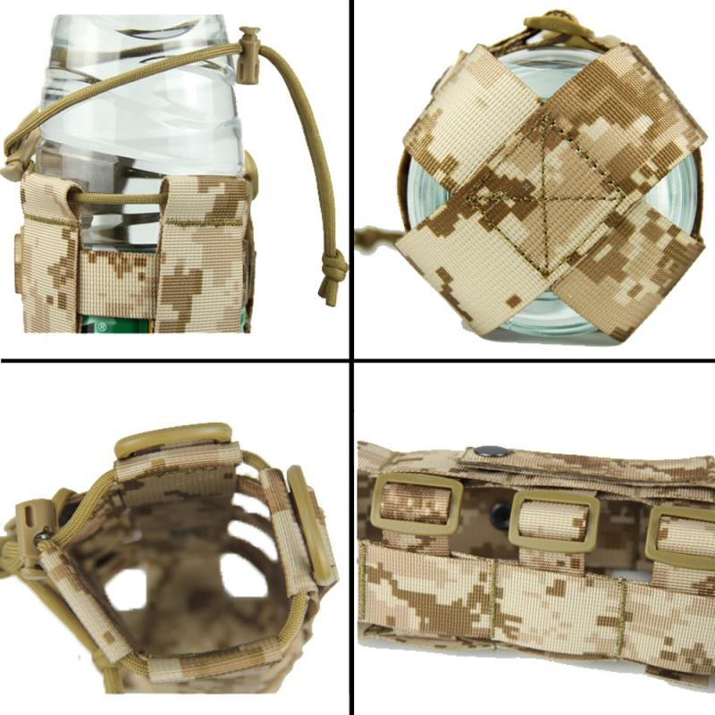 Water Bottle Pouch Oxford Military Canteen Cover Holster Outdoor Camping Kits Holder Travel Kettle Bag With Molle System
