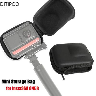 Портативная мини-сумка для хранения для камеры Insta360 ONE RS R Insta 360 Panoramic Edition, Защитный чехол-переноска, Коробка из ПУ, Аксессуары