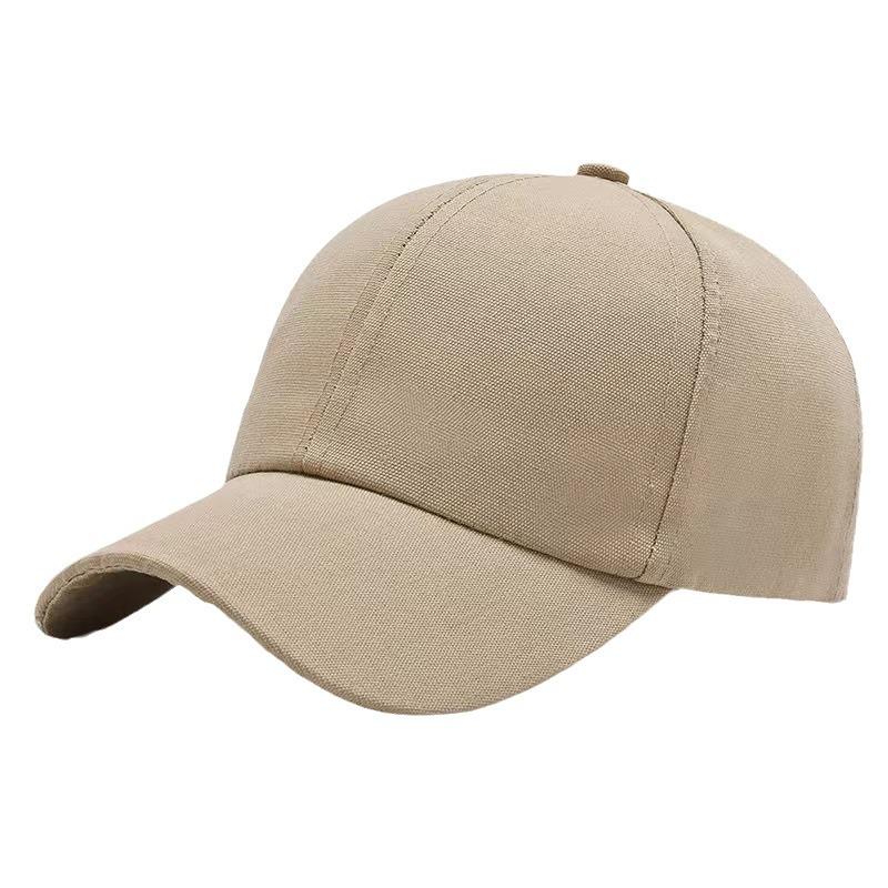 New Unisex Plain Baseball Cap - Outdoor Vintage Style, Sun Protection, Small Brim.