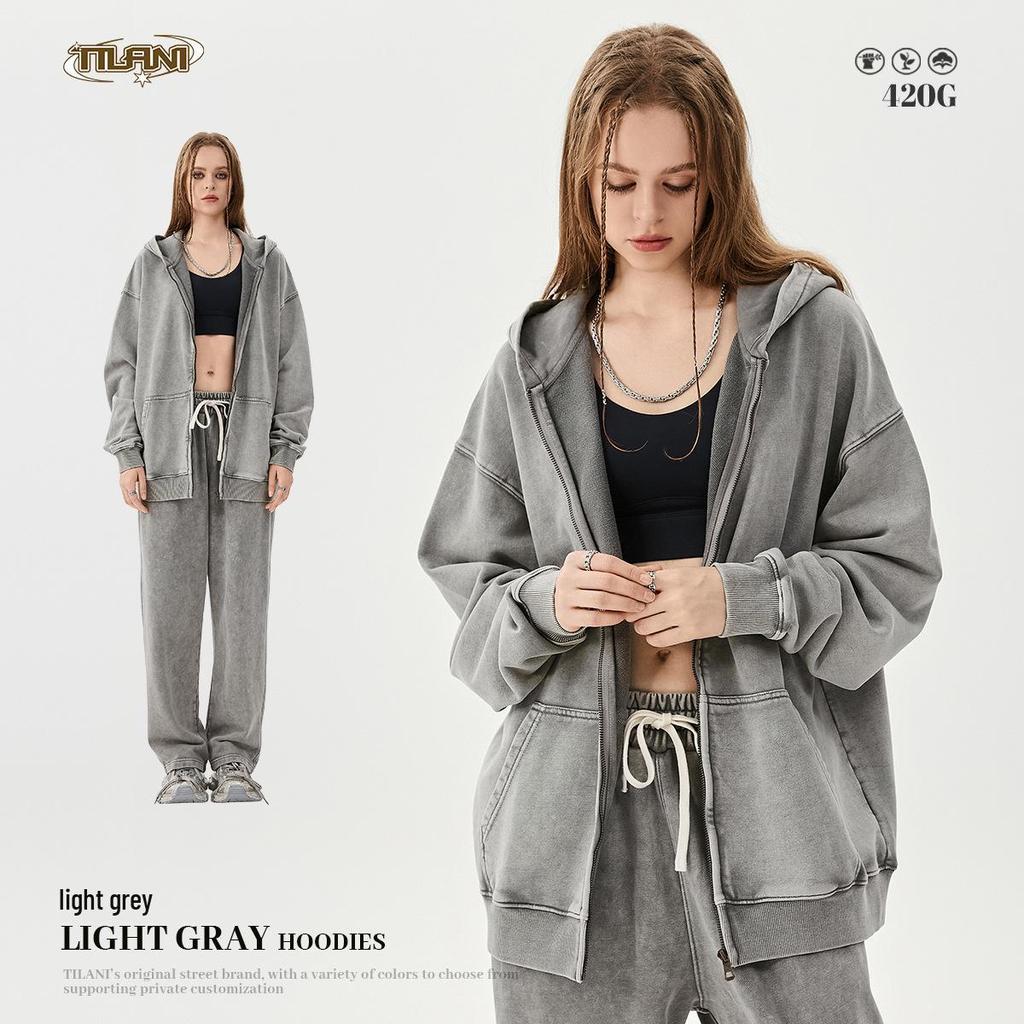 TILANI Унисекс Толстовка с капюшоном батик 420 г Спортивный костюм-двойка