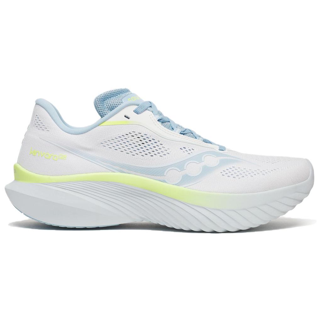 SAUCONY Kinvara 15 Удобные Нескользящие Прочные Низкие Тренировочные Спринтерские Тестовые Соревновательные Беговые Кроссовки Женские кроссовки Белые S10967-154