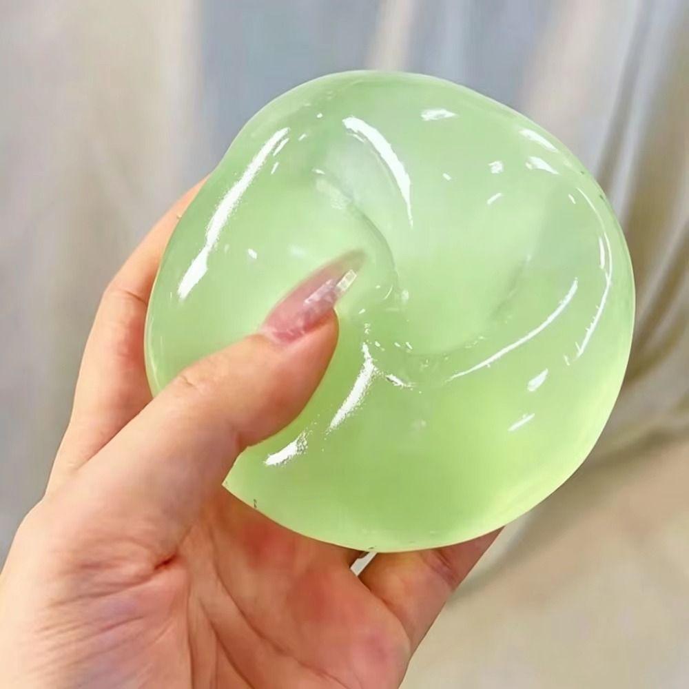 Soft Ball Quick-rebound Squeeze Toy Transparent Maltose Squishy Toy Office