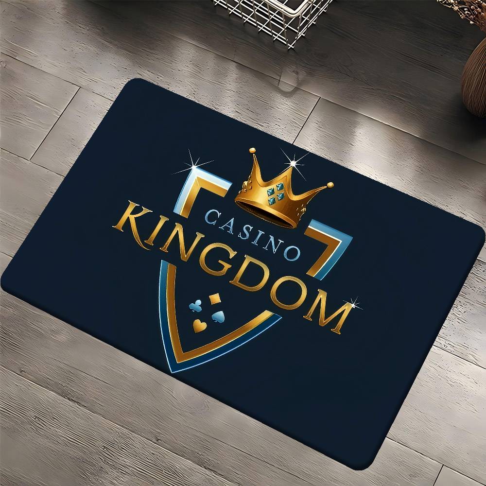 Kingdom LOGO Anime Room Mats Retro Multiple Choice Living Room Kitchen Rug Non-Slip Welcome Rug