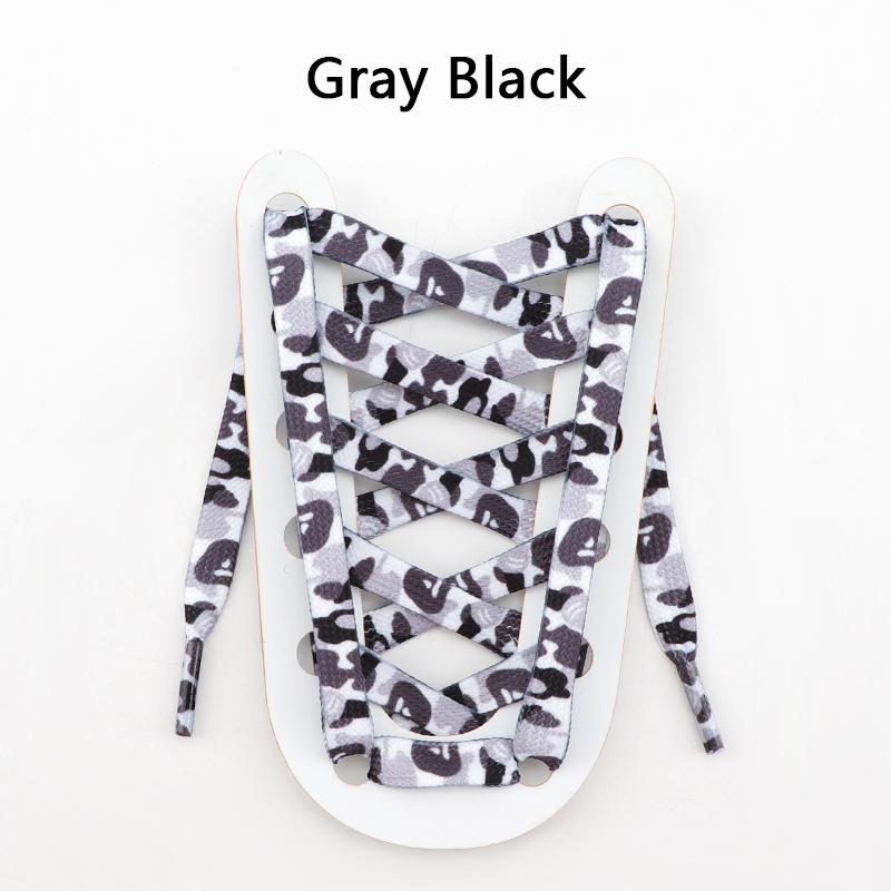 Trend Creative Shoelace Cloud Camouflage Shoelaces for Sneakers Width 0.8CM 120/140/160CM Flat Shoe Laces for AJ1&AF1 Woman Man