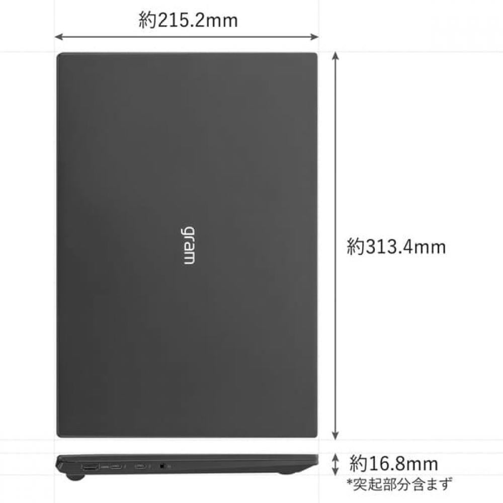 Бизнес-модель ноутбука Lg Electronics Lg Gram 14 дюймов Core I5 1340p Память 16 ГБ SSD 512 ГБ Windows 11 Pro Obsidian Black 14zb90r Np55j