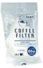 White Coffee Filters F101, for 1-2 People, 100 Count, 2446