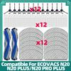 Подходит для ECOVACS DEBOT N20 / N20 PLUS / N20 PRO PLUS Запасные части Аксессуары Основная боковая щетка HEPA-фильтр Тряпка для мытья пола