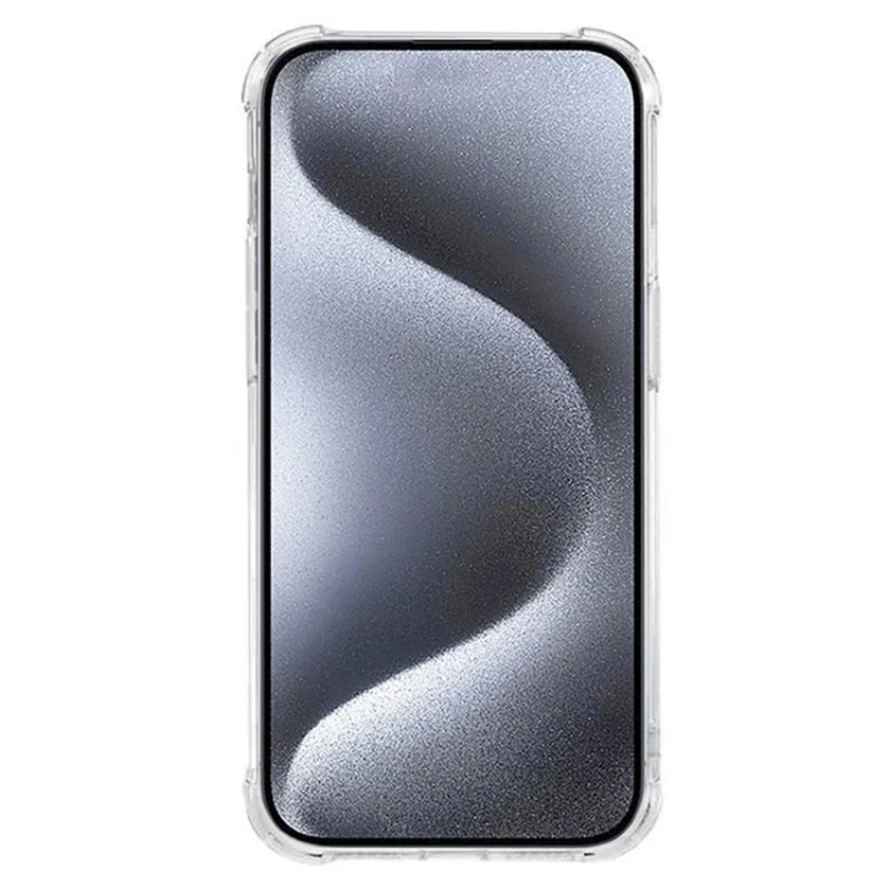 WANLONFENG WL3 Series For iPhone 16 TPU Case 1.5mm Phone Cover with 2Pcs Tempered Glass Films (Big Lens Hole)