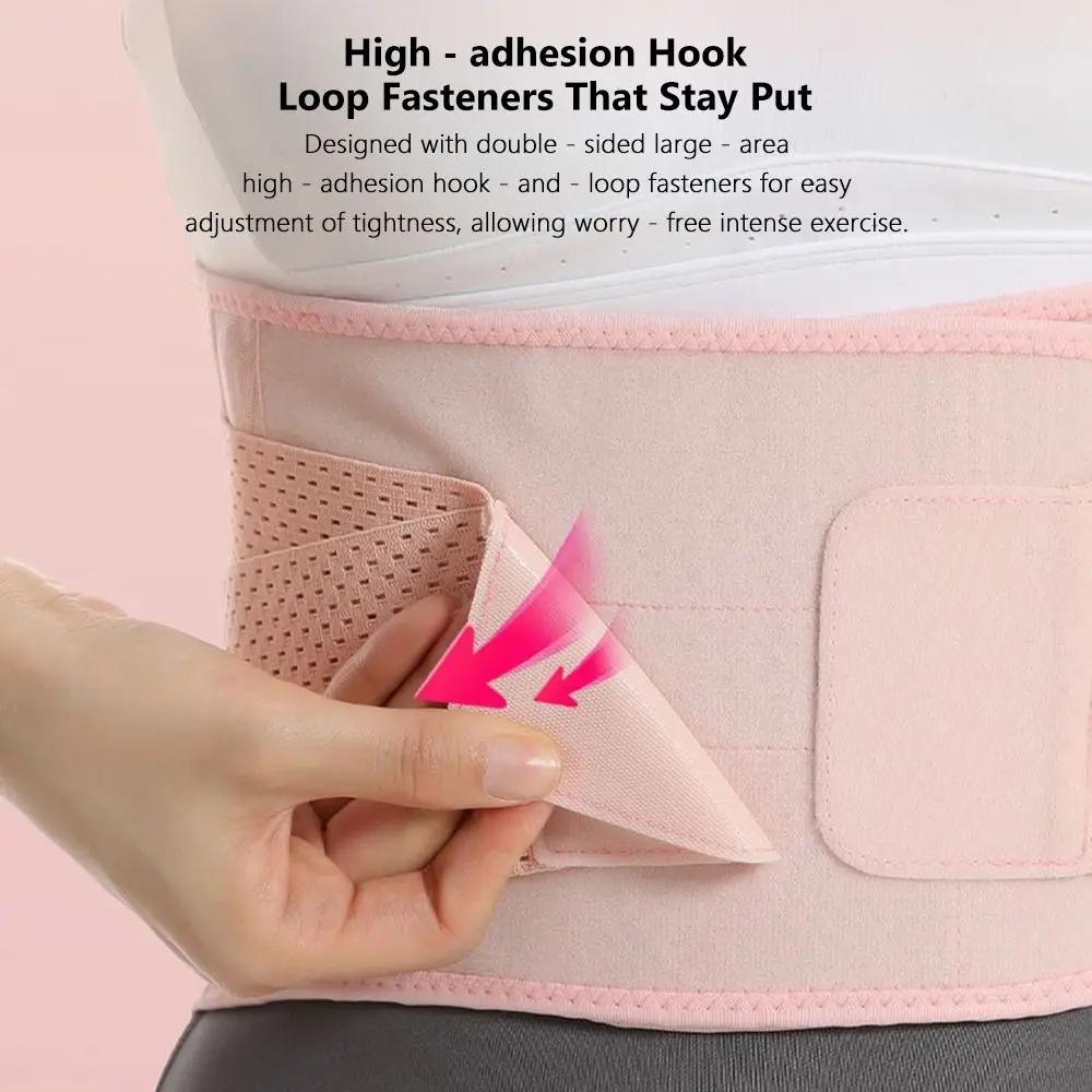 Unisex Elastic Waist Support Sweat Belt New Nylon Breathable Adjustable for Sports Fitness Running Training Waist Protection