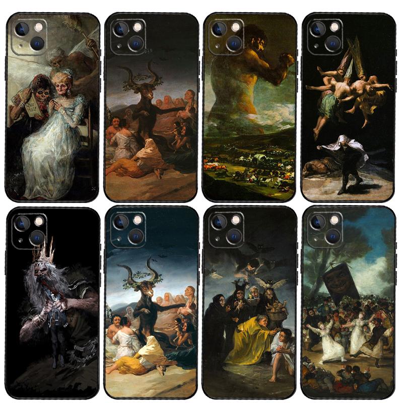 Spain Francisco Goya Art Phone Case For iPhone 11 12 13 14 15 16 Pro Max Mini Plus X XS Max XR Back Cover