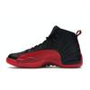 Мужские кроссовки Air Jordan 12 Retro Flu Game 2016 Черный черный университетско-красный 130690-002