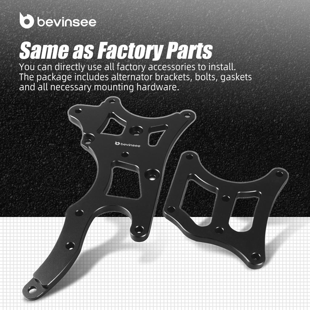 For LS Truck Factory Location Alternator & Power Steering Bracket for LQ4 LQ9 LY5 4.8L 5.3L 6.0L, Replace for 12554030