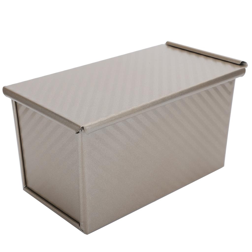 Форма для хлеба, коробка, золотистая, бытовая, антипригарная, форма для выпечки с крышкой, кухонные принадлежности