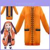 Kakegurui Азартный игрок Руна Ёмодзуки Косплей Костюм Уютное Худи Пальто