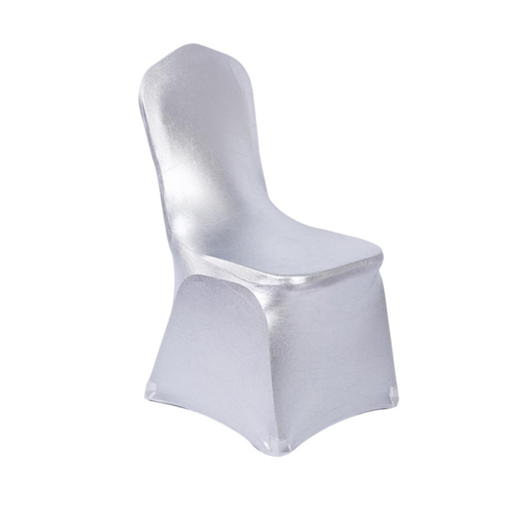Dust-proof Bronzing Elastic Chair Cover Full Cover Wedding Chair Cover Restaurant